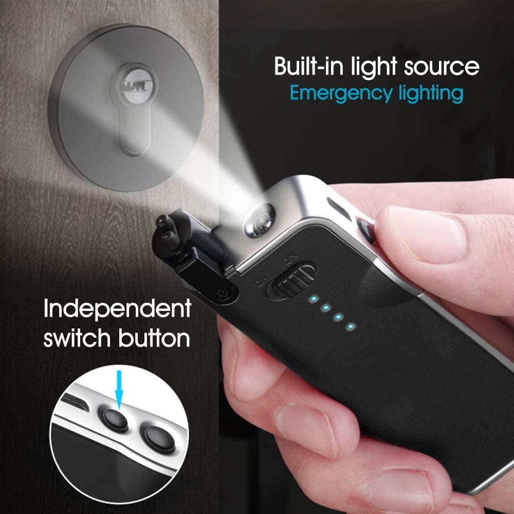 Fisherman's Friend2.0 Telescopic Arc Lighter with Battery Indicator & LED Torch Tactical