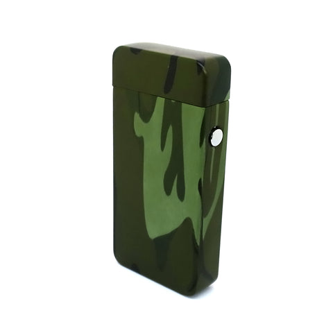 USB Rechargeable Camo Dual Plasma Arc Lighter with Side Button