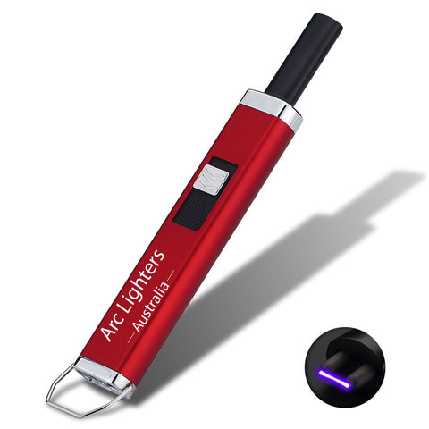 Mini Cherry Red Wand Plasma Arc Lighter
