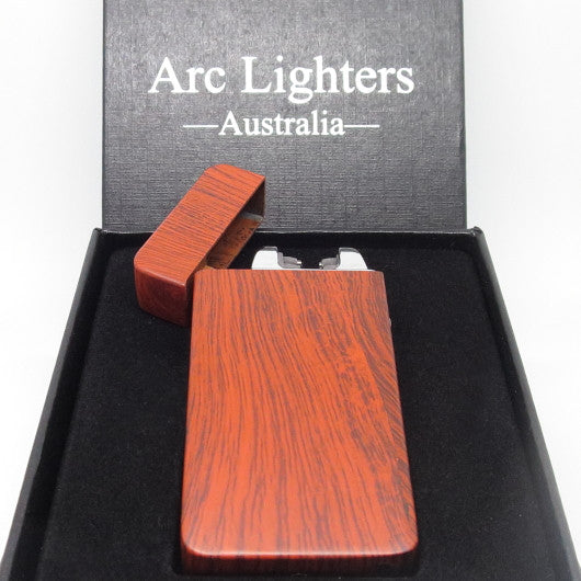 USB Rechargeable Redwood Dual Plasma Arc Lighter with Side Button